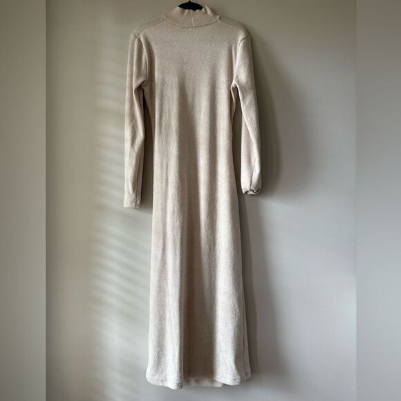 Zara SOFT PLEATED DRESS Size L - Picture 6 of 7